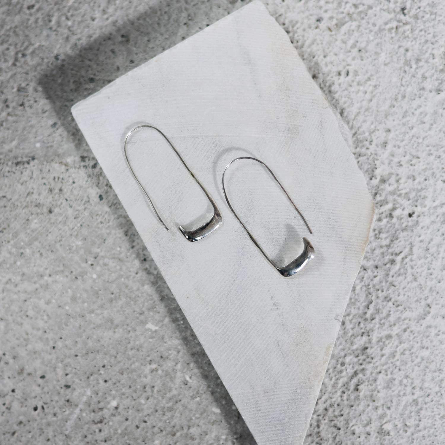 Silver handmade earring