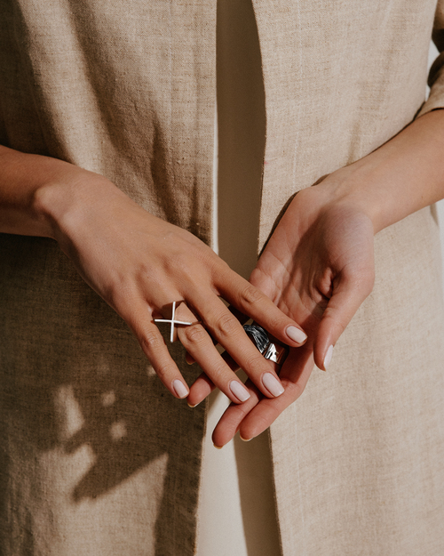 Silver handmade ring